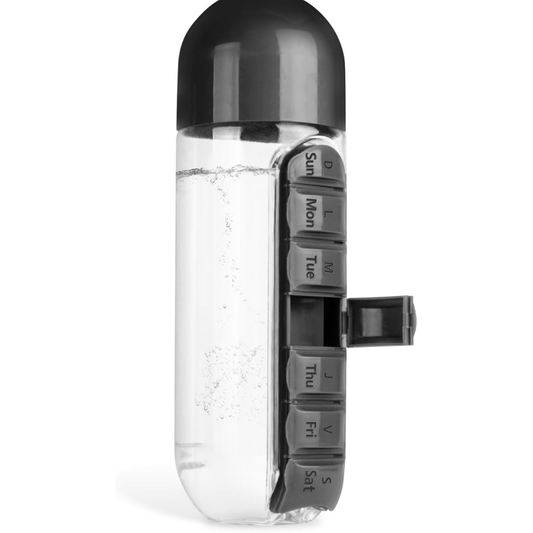 Botella + Pastillero Todo en uno